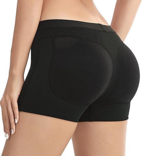 Womens Seamless Butt Lifter Padded Lace Panties Enhancer Underwear Black  Day