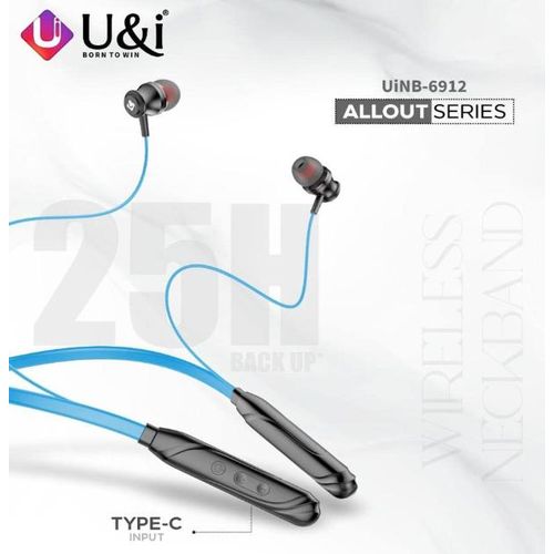 product_image_name-U&I-All Out Series Bluetooth In Ear Neckband, Earphones/ Airpods/ Earphones/ Earbuds with 25 Hours Music Time and High Bass-5