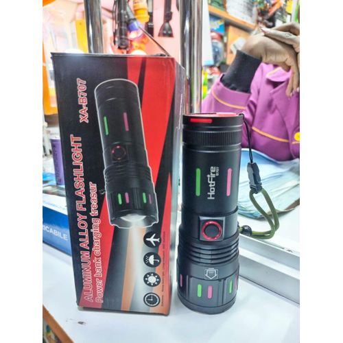 product_image_name-Generic-XA B707 5000LM Rechargeable Zoom LED Tactical Flashlight-3