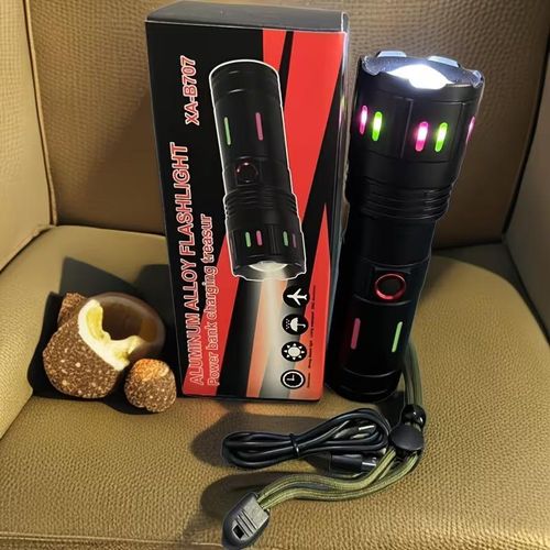 product_image_name-Generic-XA B707 5000LM Rechargeable Zoom LED Tactical Flashlight-4