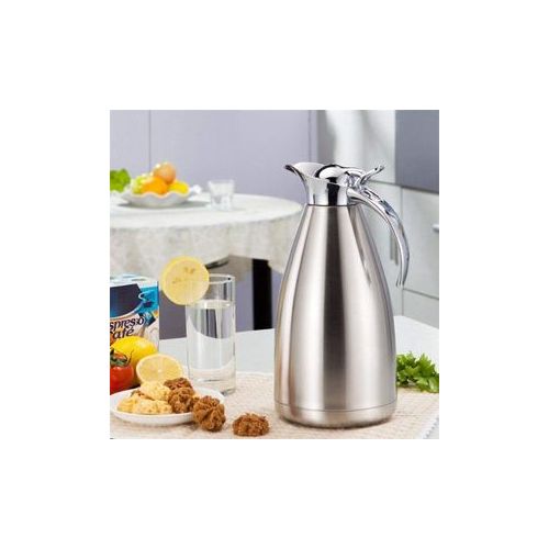 2l Stainless Steel Thermos Flask Tea Coffee Carafe Double Wall