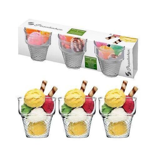 product_image_name-Generic-Pasabahce Minicornet Ice Cream Cup Glass 3pcs-1