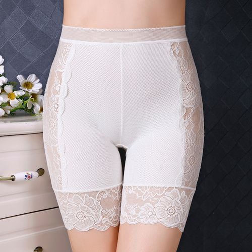 Fashion (16 White)Sexy Lace Safety Shorts For Women Seamless