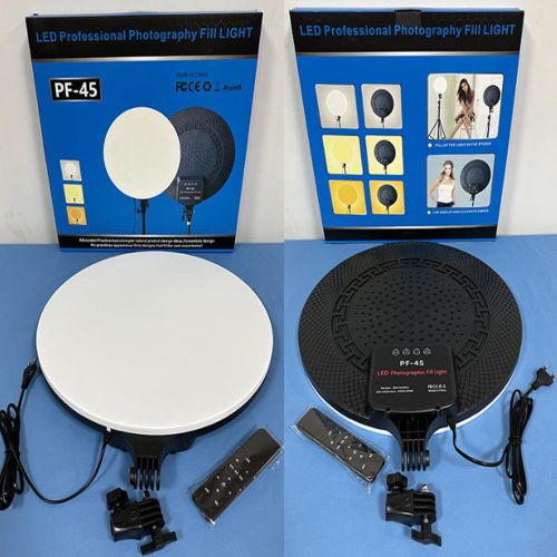 product_image_name-Generic-PF-45 Photography Light 18 in 60W High Brightness Full Screen Circular Fill Light Large Screen Streaming Beauty Light-2