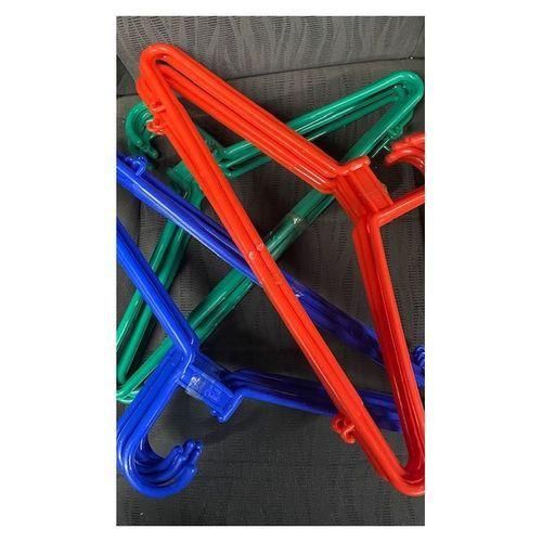product_image_name-Generic-2 Dozens Plastic Normal Clothes Hangers - 24Pcs- Mixed Colors.-2