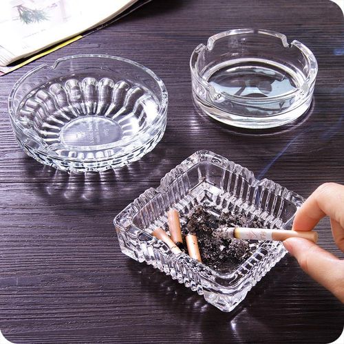 product_image_name-Generic-Diamond square glass ash tray 13 cm. by 13-2