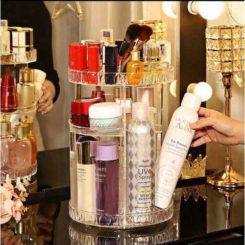 product_image_name-Generic-360 Degree Rotating Acrylic MakeUp Organizer/Cosmetic Organizer-5