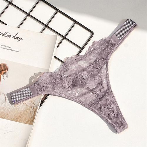 Ladies Sexy G-Strings Panty Cotton Spandex Women T-Back Underwear - China  Underwear and Lingerie price