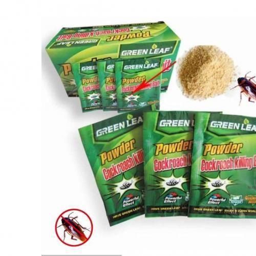 product_image_name-Generic-Green Leaf 50 Sachets Cockroach Killing Bait Insecticide Powder-1