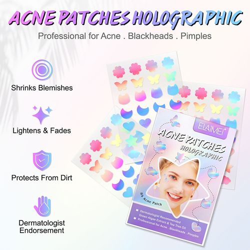 24pcs Cute Carton Acne Pimple Patch Breathable Invisible Anti Infection  Acne Pimple removal Cover Sticker Concealer Acne Beauty Tool