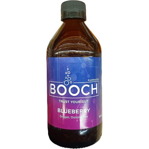 BOOCH Kombucha Blueberry GINGER OOLONG TEA PROBIOTICS HYDRATION Best