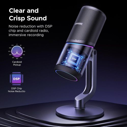 product_image_name-Ugreen-Desktop USB Microphone - CM769-3