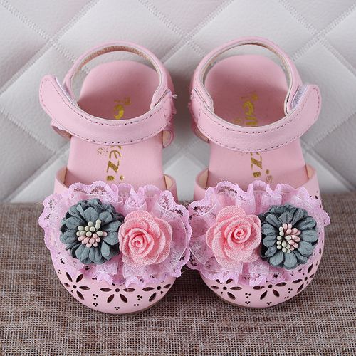 White Baby Girl Shoes Toddler Shoes Girls Sandals Flat Bottom Fish Mouth  Open Toe Breathable Baby Shoes Size 4 (Black, 4 Infant) : Amazon.ca: Baby