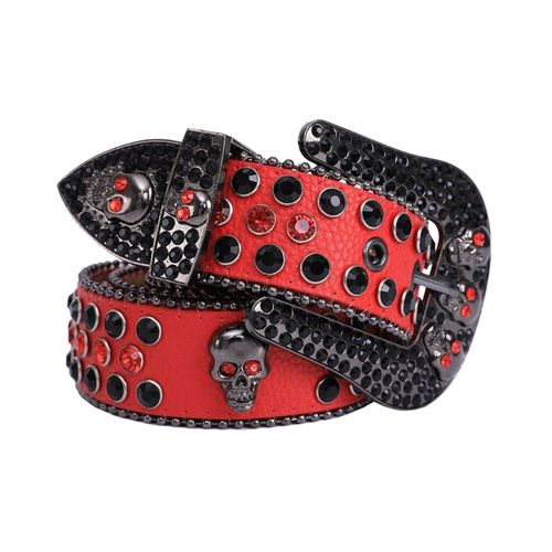 Red fashion belt cheap