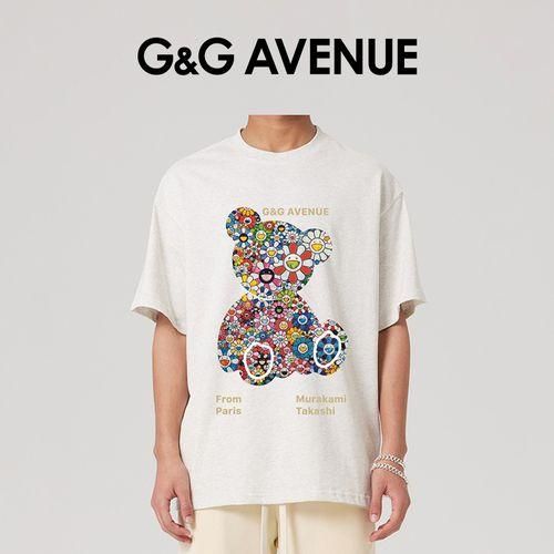 product_image_name-G&G AVENUE-Summer Bear Fun Pattern Short Sleeve-7