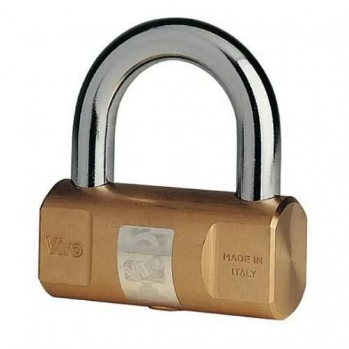product_image_name-Viro-104 Cylindrical Brass Padlock 70mm Italy-1