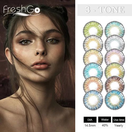 Freshgo Color Contact Lenses 3 Tone Series Eyes 1pair Yearly Pupil Best Price Online Jumia Kenya
