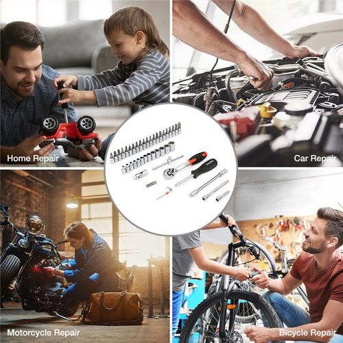 product_image_name-VIC-Hand Tool Kit Home Socket Wrench Set Car Repair Tool Box-5