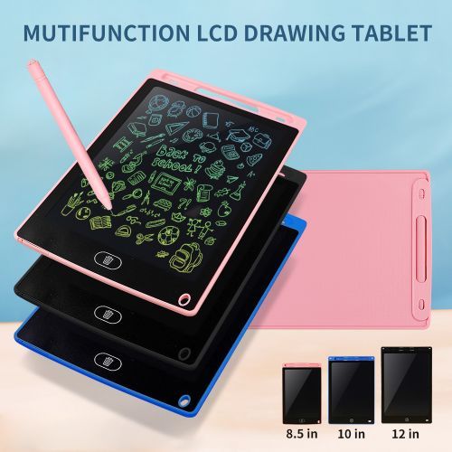 12 Pack LCD Writing Tablets 8.5 Inch Bulk Colorful Doodle Board