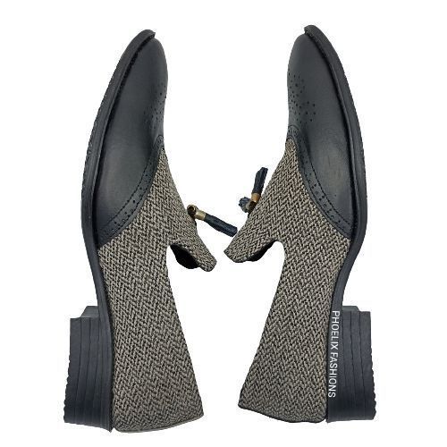 product_image_name-PHOELIX FASHIONS-Elegant Designer Ankara Casual / Wedding Shoes + FREE WRIST WATCH.-3