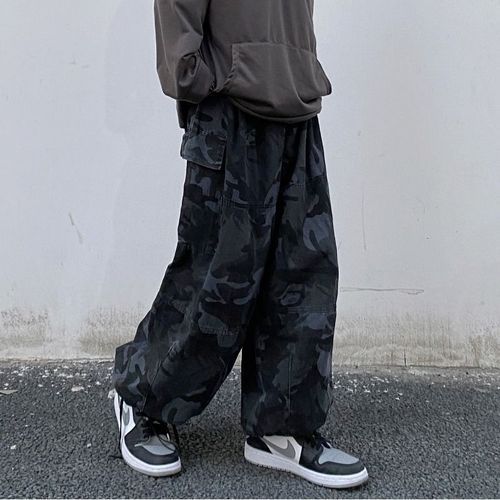 Baggy Black Cargo Pants for Women Khaki Cargo Trousers Women Vintage Loose  Casual Autumn Japanese Streetwear Hip Hop Retro