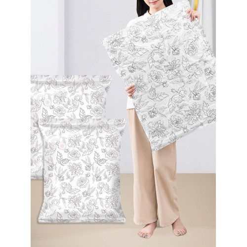 product_image_name-Generic-Compression Bag Vacuum Storage Bag Transparent Storage Bag Plastic Compression Bag Reusable Storage Container For Travel-1