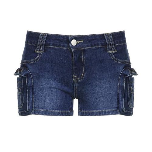 Summer Denim Shorts Women Fashion Sexy Low Waist Mini Hot Pants