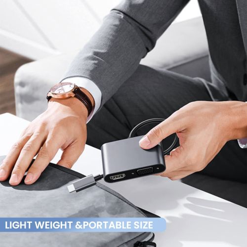 product_image_name-Generic-4 In 1 Type-c+HDMI+VGA+PD Charging+USB 3.0 Adapter Docking Station Hub-6