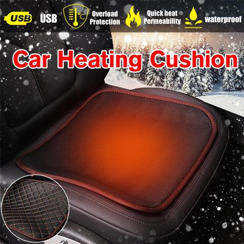 Generic 12V Sitzheizung Sitzauflage Auto Heizkissen Heizmatten USB Heated  Seat Cushion-Colors:Black Black @ Best Price Online