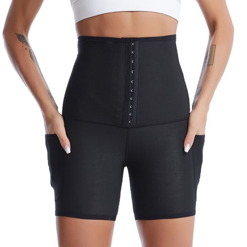 Fashion Sweat Sauna Pants Body Shaper Weight Loss Slimming Shorts Women  Waist Trainer Tummy Thermo Fitness Leggings @ Best Price Online