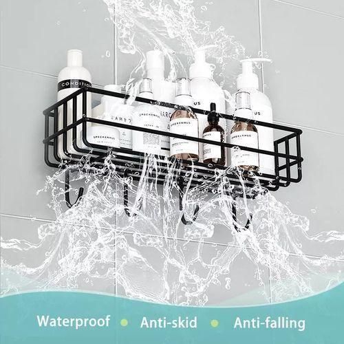 product_image_name-Generic-Metallic Bathroom Kitchen Shelf Storage Rack With 4 Hooks-5
