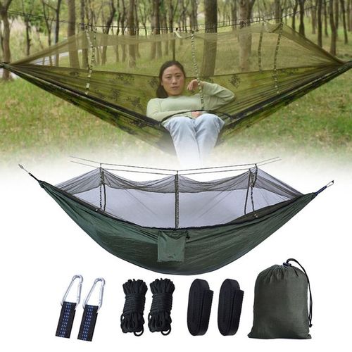 Generic Camping Hammock With Net Double Single Portable Ha Best