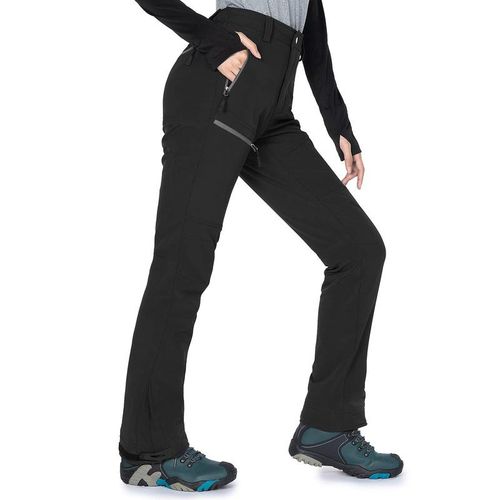  Women's Fleece Lined Hiking Pants Waterproof Windproof