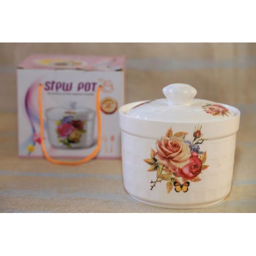 product_image_name-Generic-Bone china pink butterfly flowered stew pot.                         -1