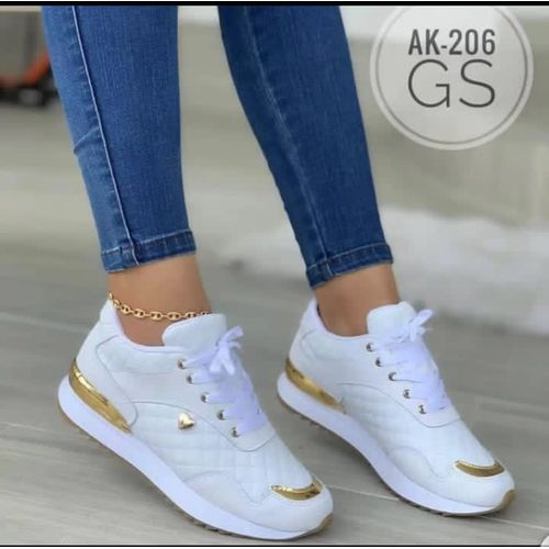 Fashion Women's Sneakers Flat Shoes Ladies Breathable Slip-On Female Casual  Shoes @ Best Price Online | Jumia Kenya