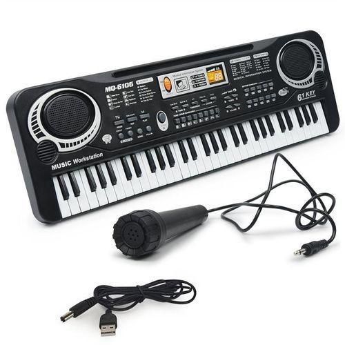 product_image_name-Generic-61-Keys Multifunctional Electronic Organ Children Piano with Microphone-1
