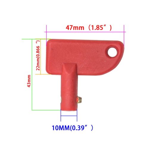 Key for Battery Cut Off Switch