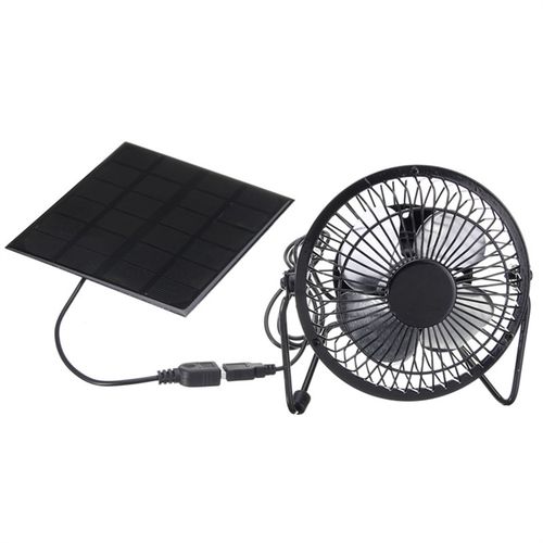 915 Generation Mini Solar Panel Powered Ventilator Fan 5W 4 Inch