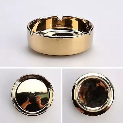product_image_name-Generic-Ceramic Gold Ash Tray-1