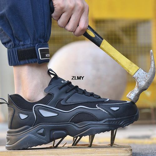 Generic Big Size Women Safety Shoes Platform Steel Toe Sneaker Men