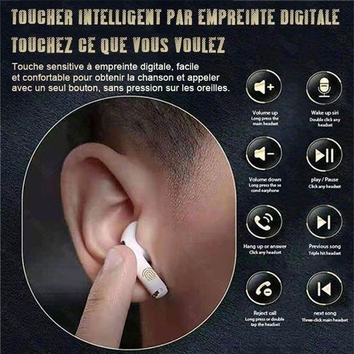 product_image_name-EAGEAT-Bluetooth Wireless earphone Headsets with Anti-chute earhook HIFI Air PRO5 Earbuds-4
