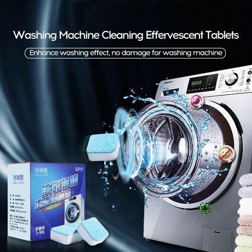 Washing Machine Cleaner Descaler 24Pcs - Deep Cleaning Tablets For