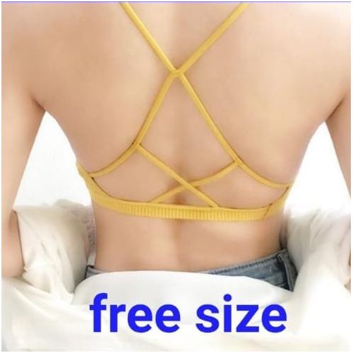 Fashion Sexy Criss Cross Back Neck Bra/Bralette For Women And Girls @ Best  Price Online