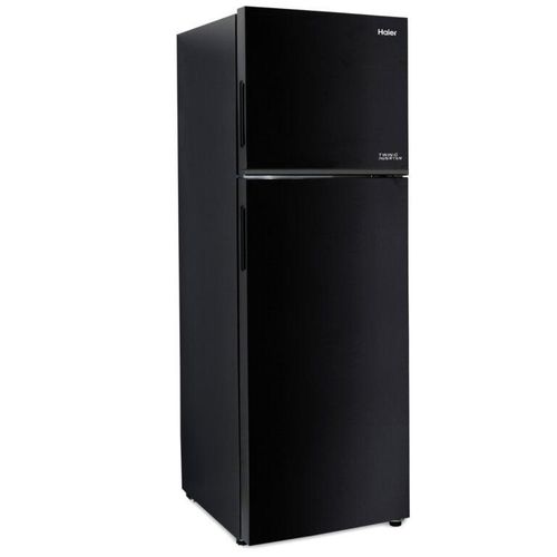 product_image_name-Haier-HRF-355BS(KE) 333L Double Door No Frost Fridge – Black-2