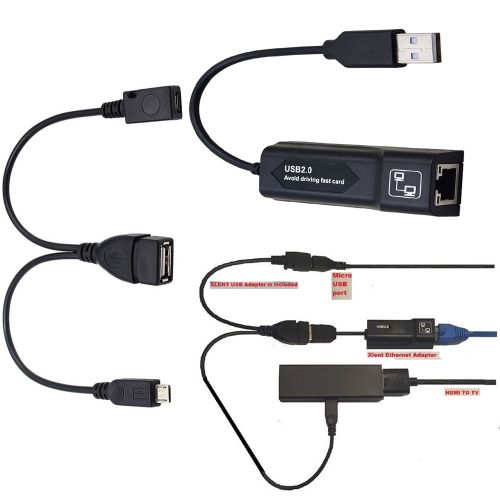 Generic 2  GEN Ethernet For FIRE Or THE 3 2 STOP Buffering TV STICK  Or Adaptor With USB Connect Video Cable Fire TV Stick @ Best Price Online