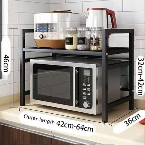 product_image_name-Generic- Adjustable Microwave Oven Rack -2