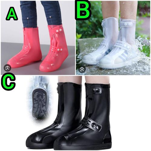 product_image_name-Generic-High Quality Stylish Rain Shoe Covers – Waterproof & Reusable-2