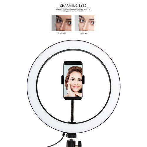 product_image_name-Generic-10 Inch Ring Light With 2.1M Tripod Stand + Remote+Lapel Mic-3