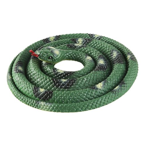 Generic 120cm Soft Simulation Rubber Snake Toys Green Best Price