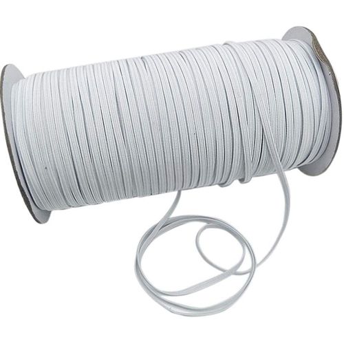 Generic 1/8 inch Wide, 100Yards, White Heavy Stretch Elastic Band